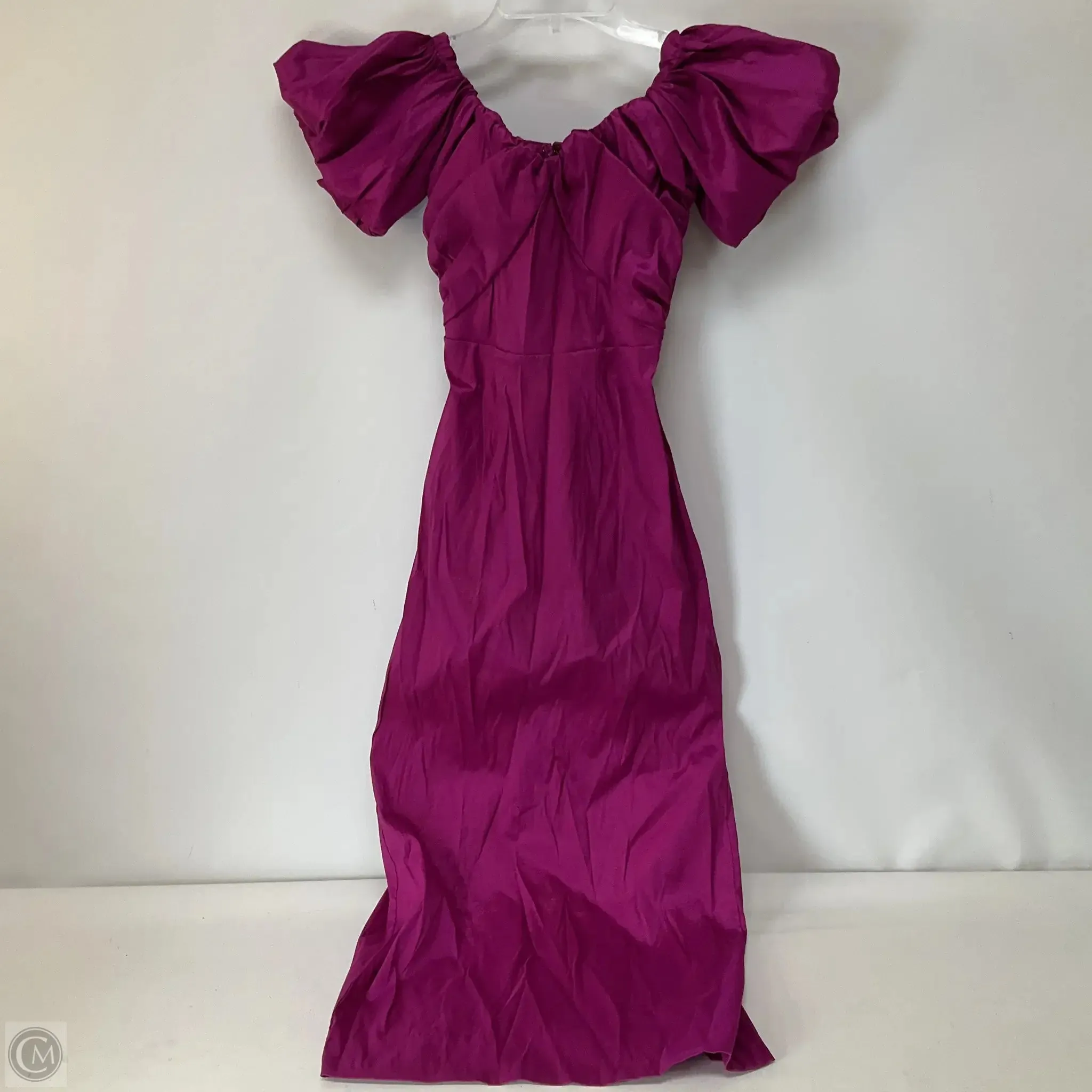 Dress Party Long By Abercrombie And Fitch In Purple, Size: Xs