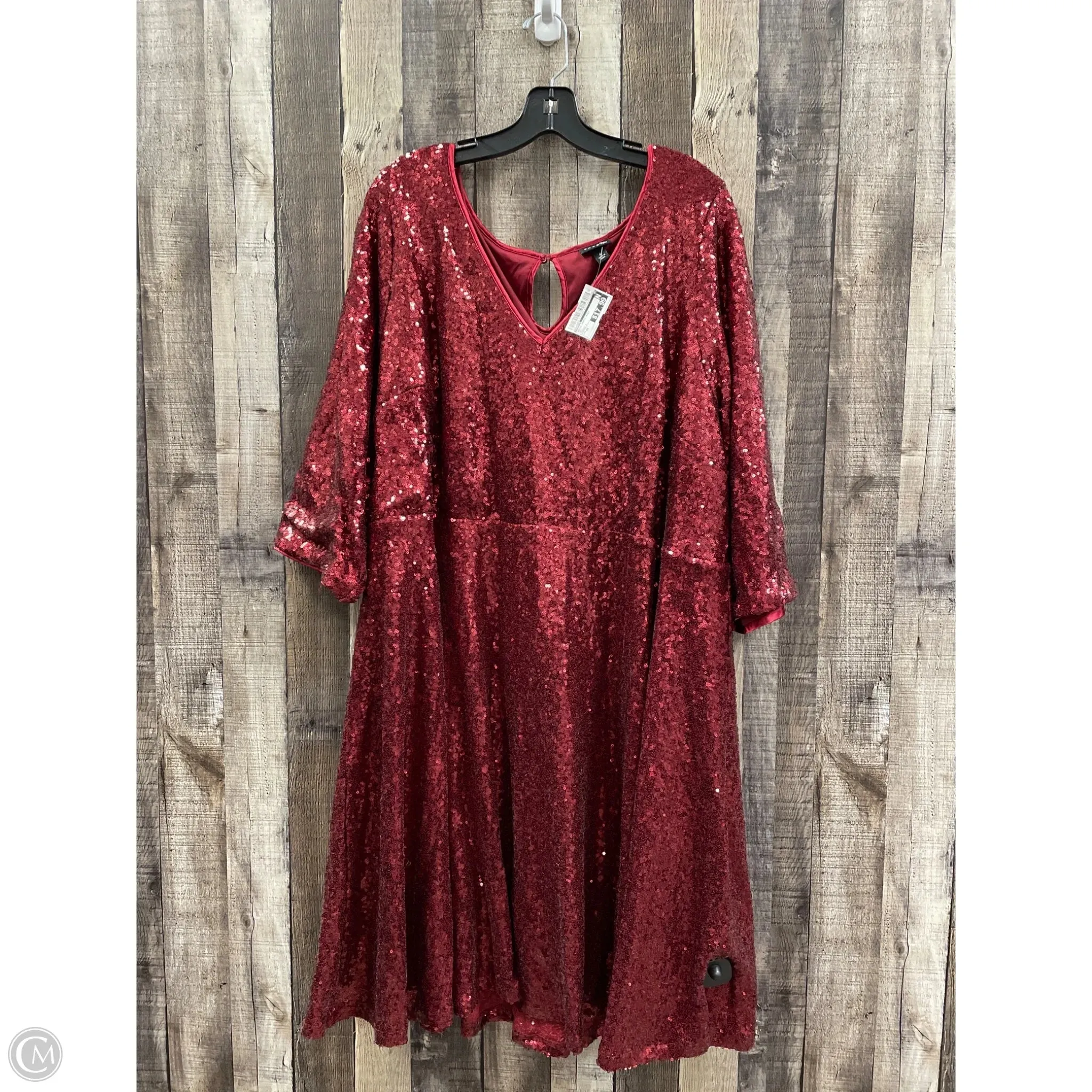 Dress Party Midi By Torrid In Red, Size: 4x