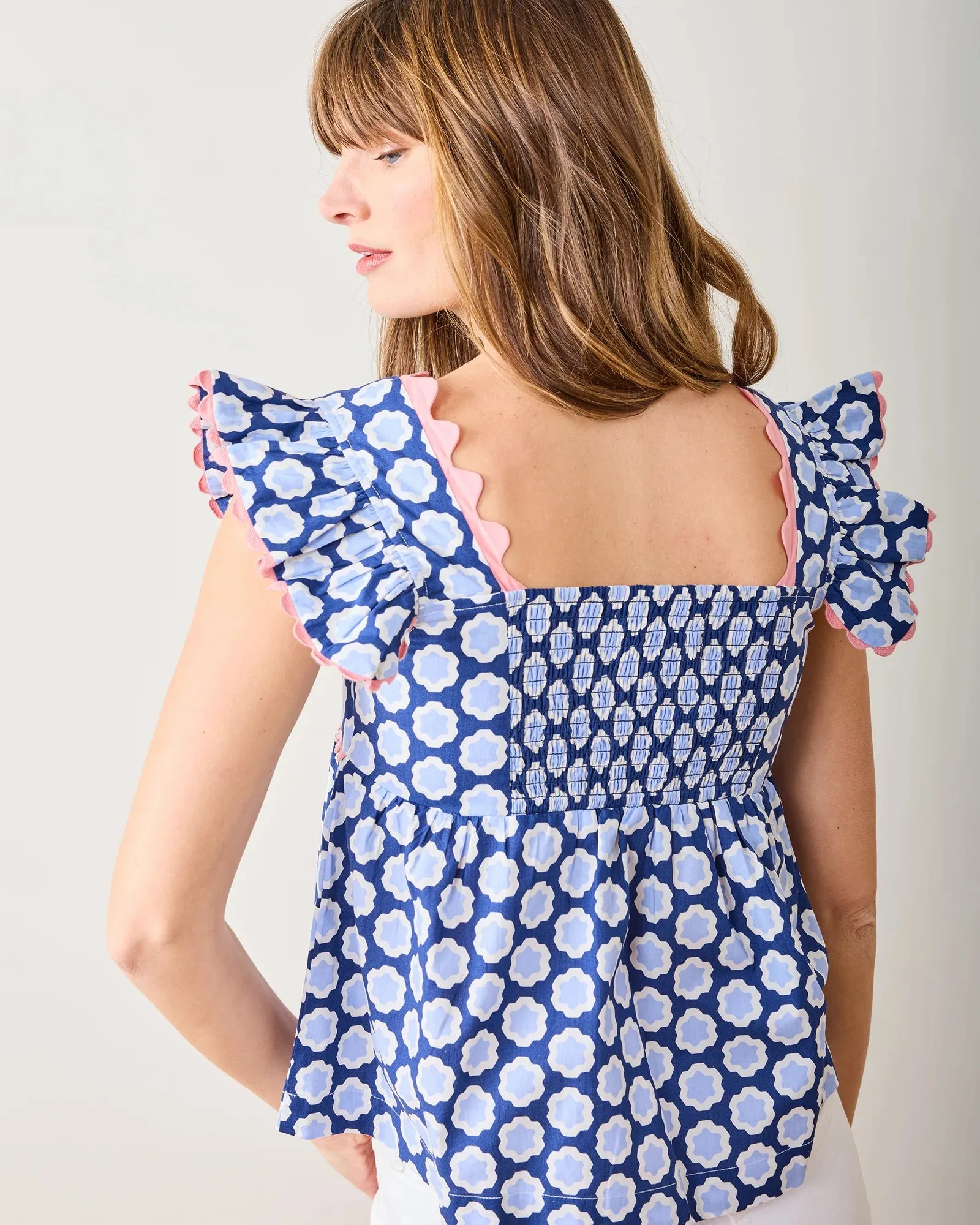 Dunmore Blouse (Hello Hexagon)