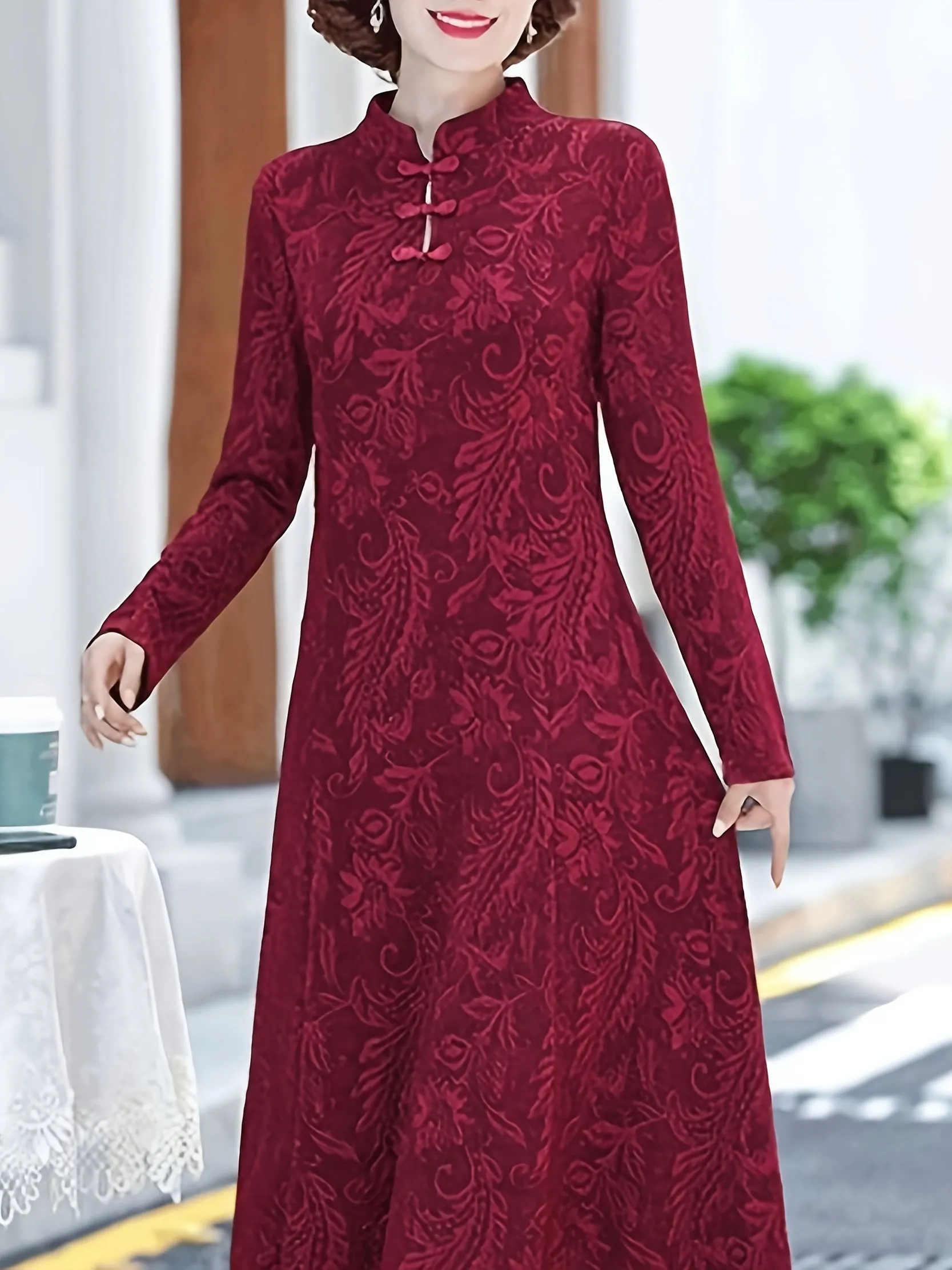 Elegant Long Sleeve Dress for Women