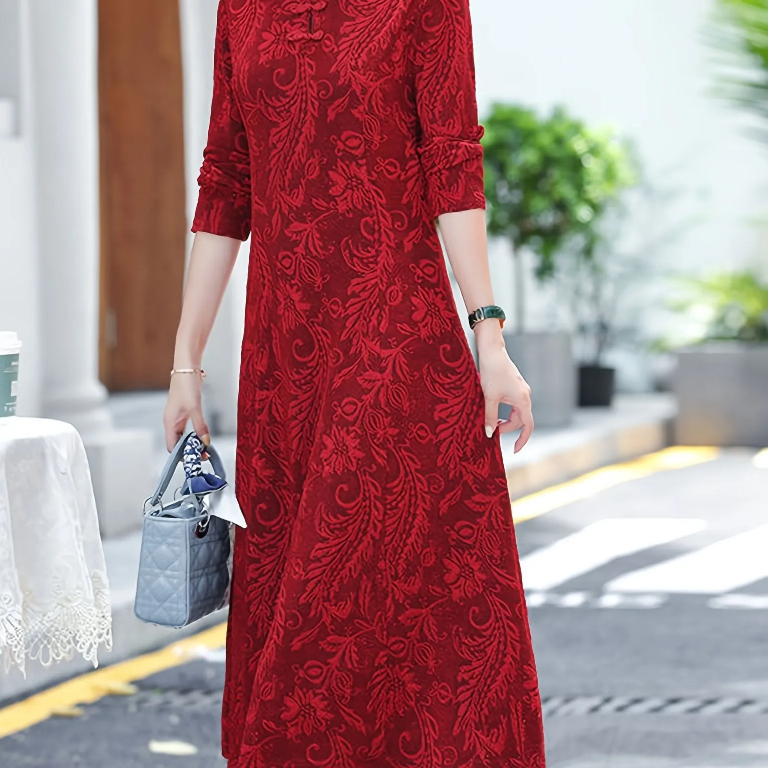 Elegant Long Sleeve Dress for Women