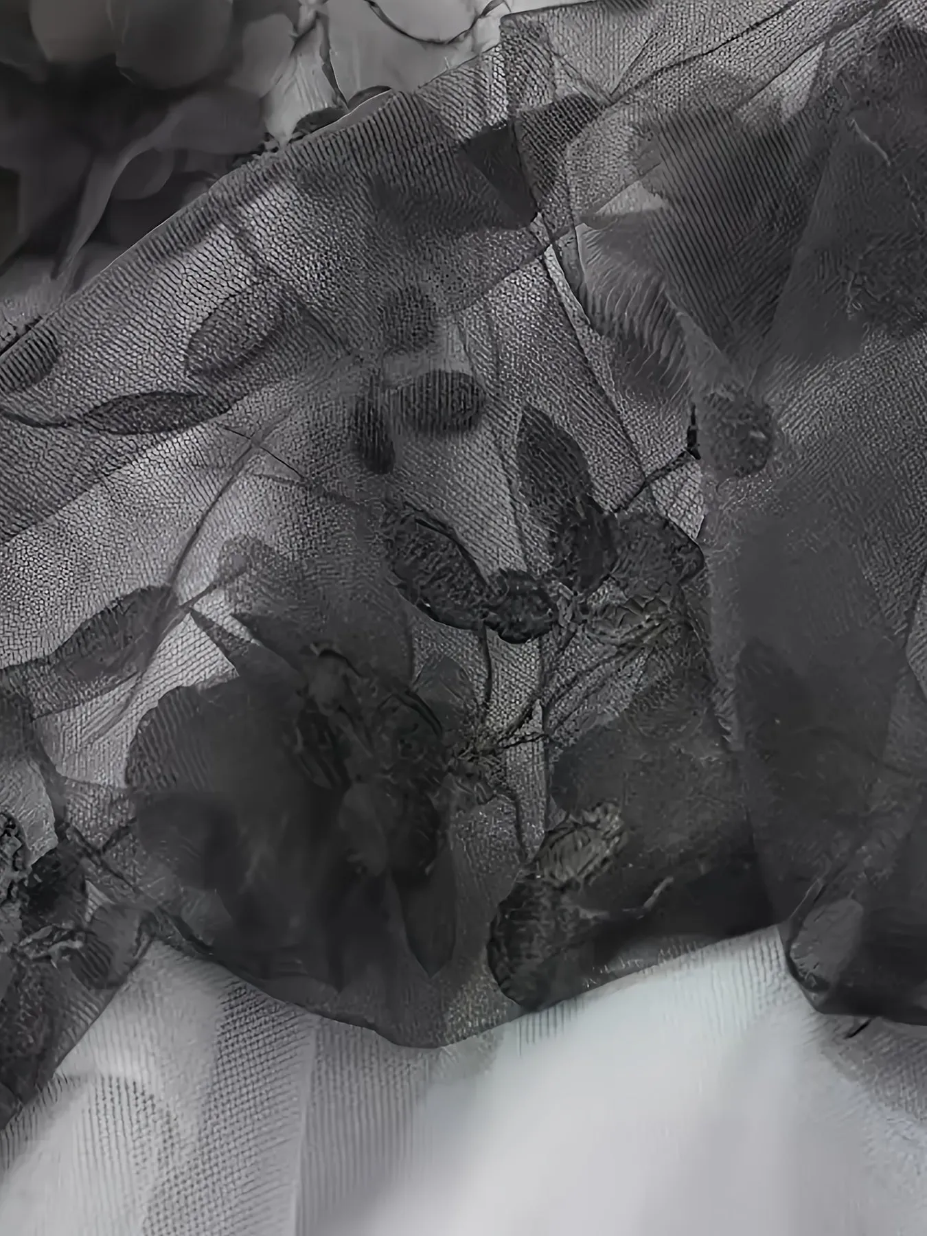 Elegant Women's High-Waisted A-Line Skirt with Floral Embroidery, Lightweight Polyester, Perfect for All Seasons