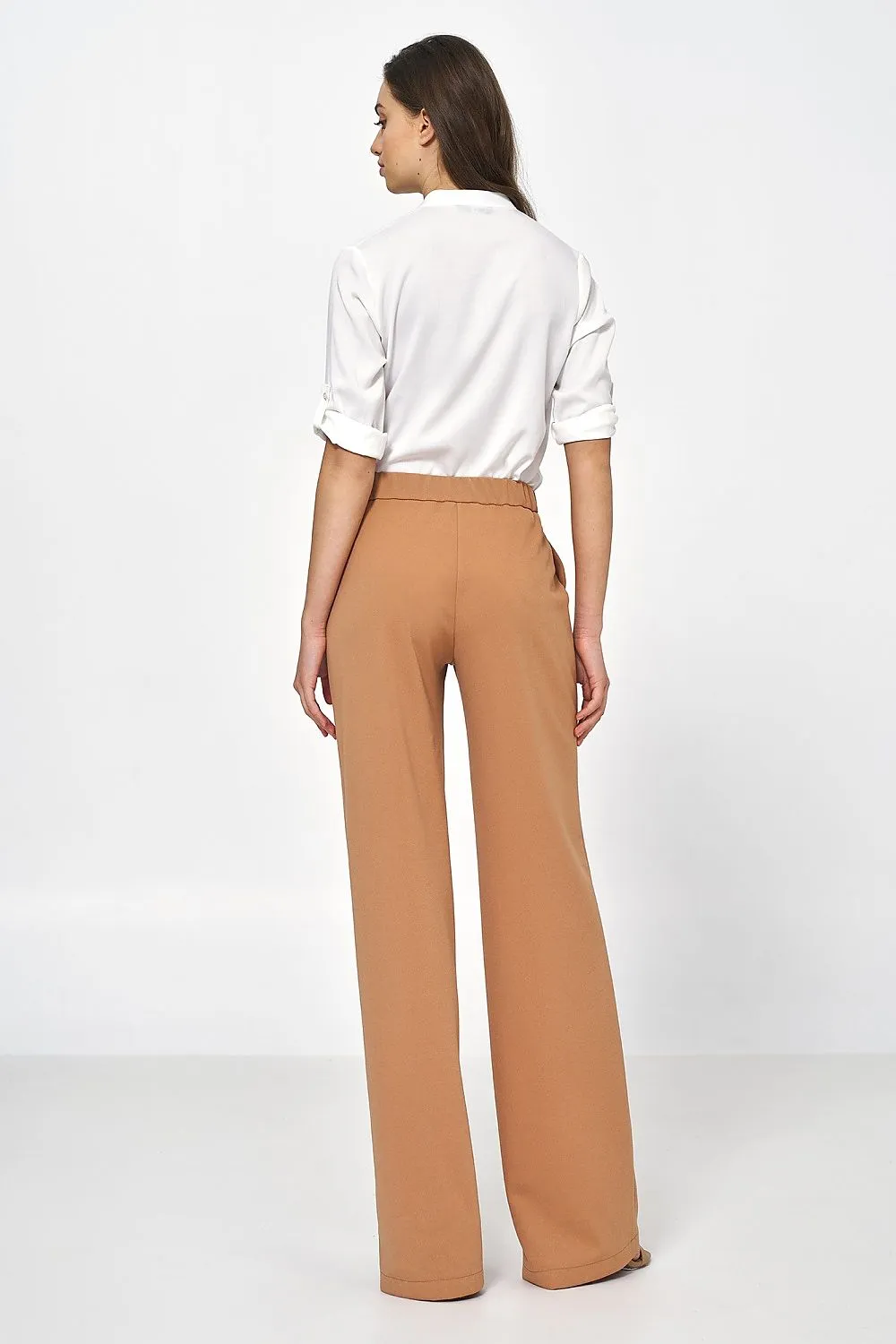 Elevated High-Rise Loose Trousers
