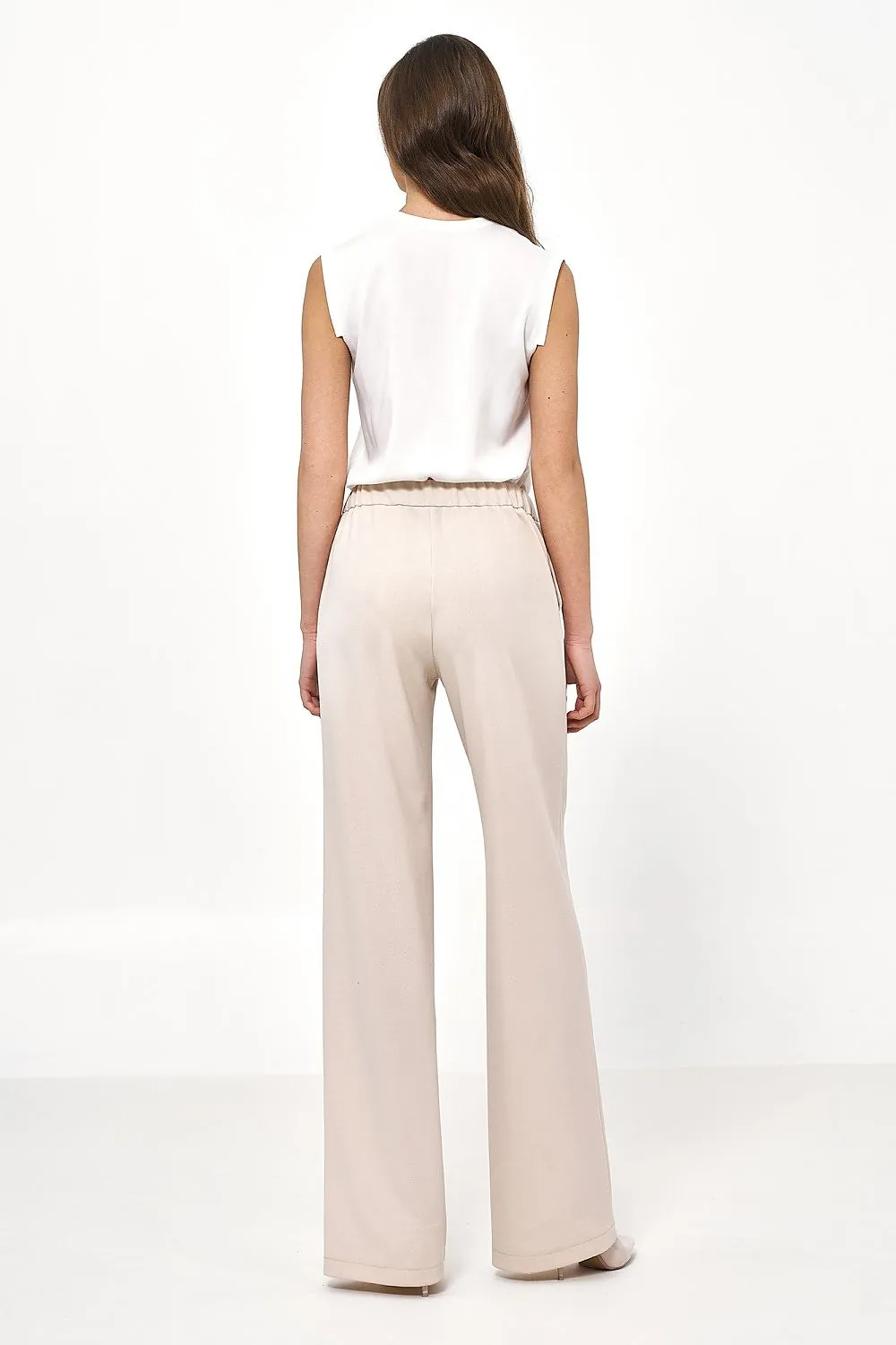 Elevated High-Rise Loose Trousers