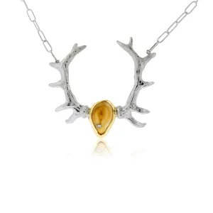 Elk Ivory European Mount Necklace
