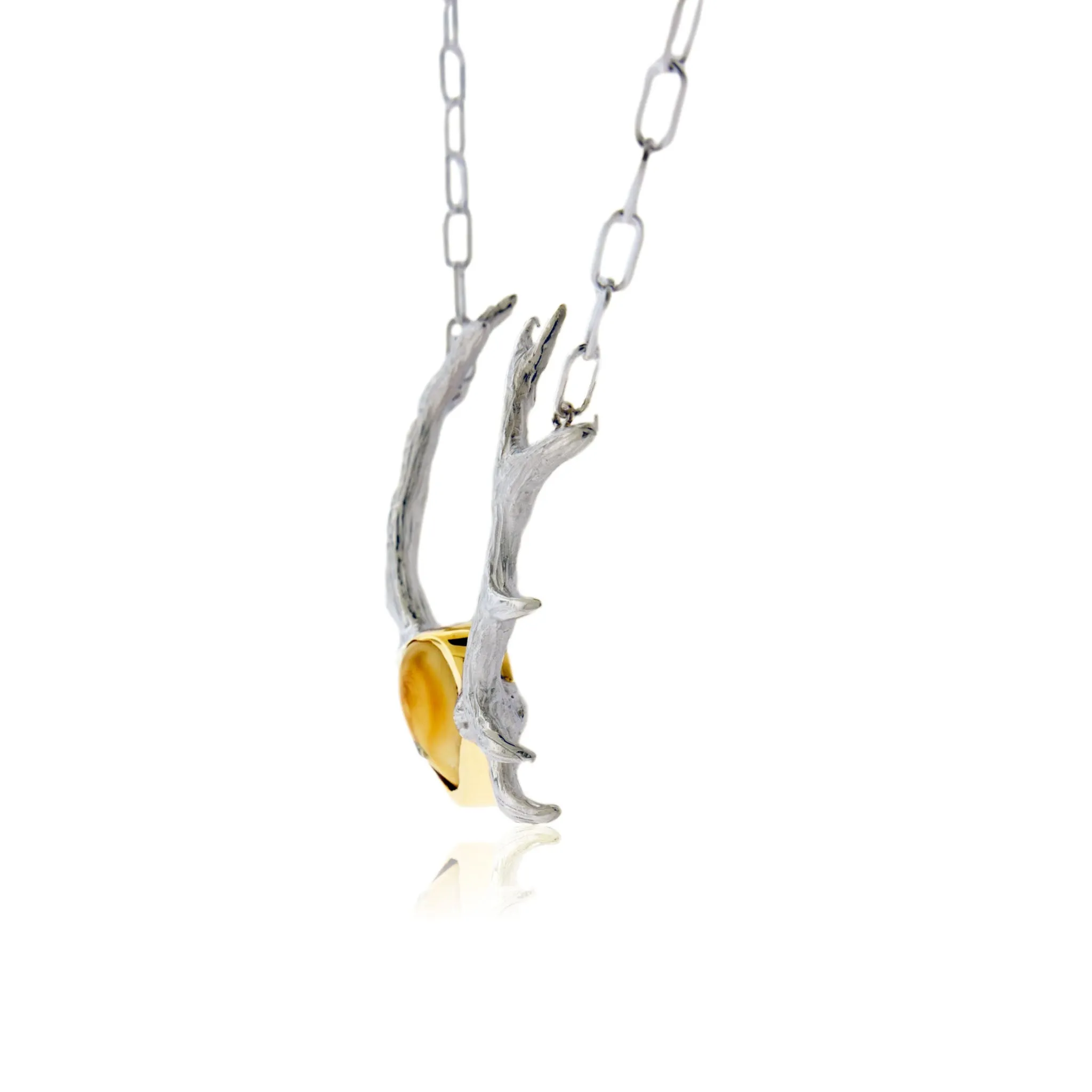 Elk Ivory European Mount Necklace