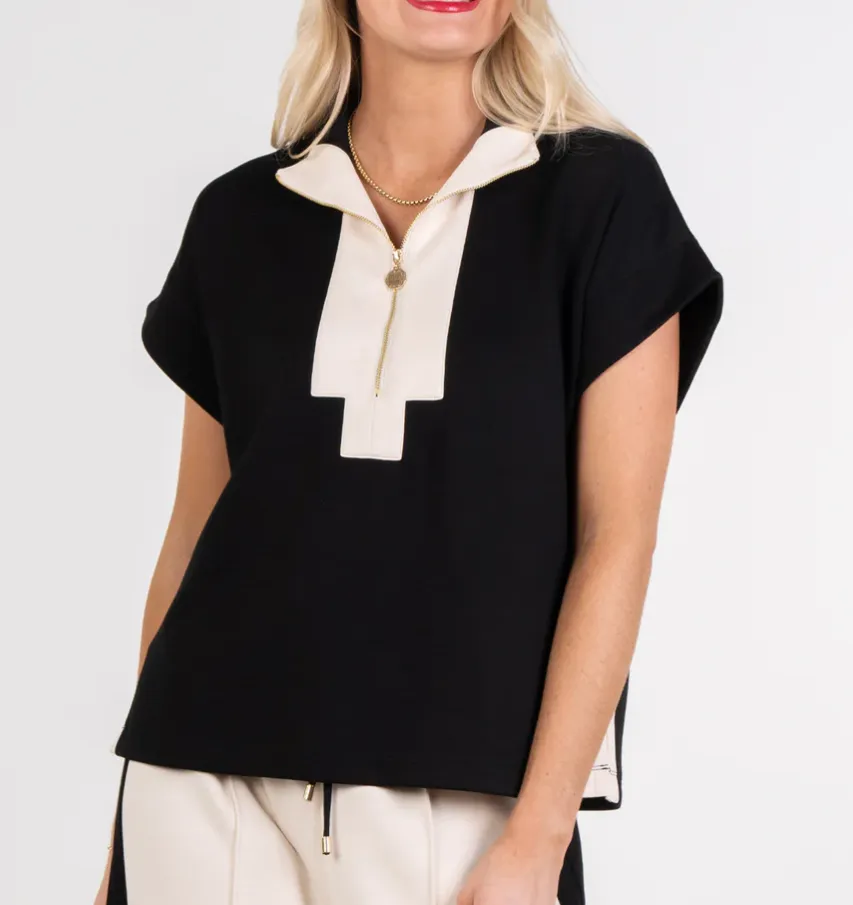 Emily McCarthy Poppy	Pullover	- Black Sand