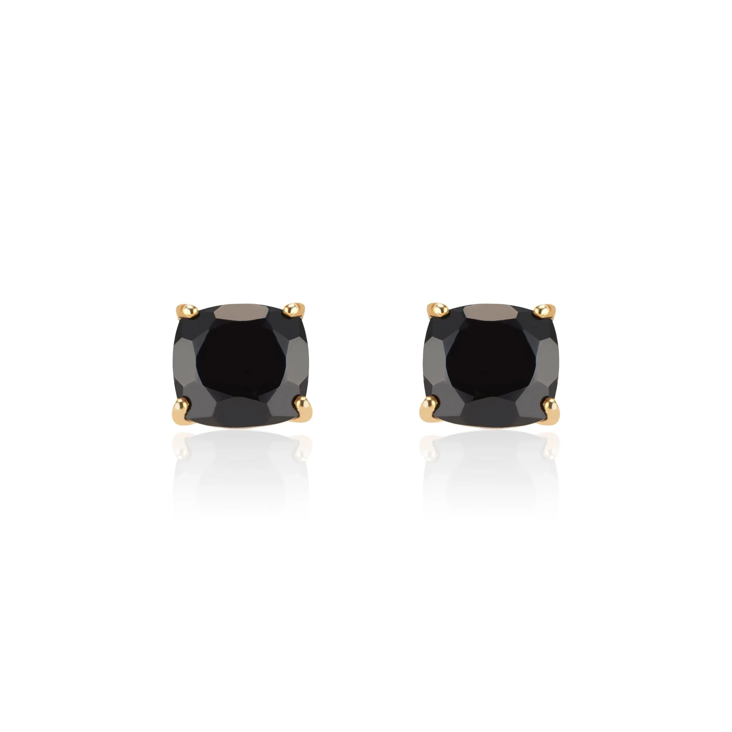 Emmy Stud Black Onyx Earrings