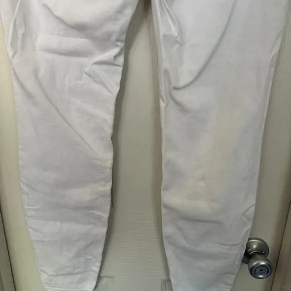 EUC, Old Navy Rockstar Women's Super Skinny High-Rise Bright White Jeans Size 16