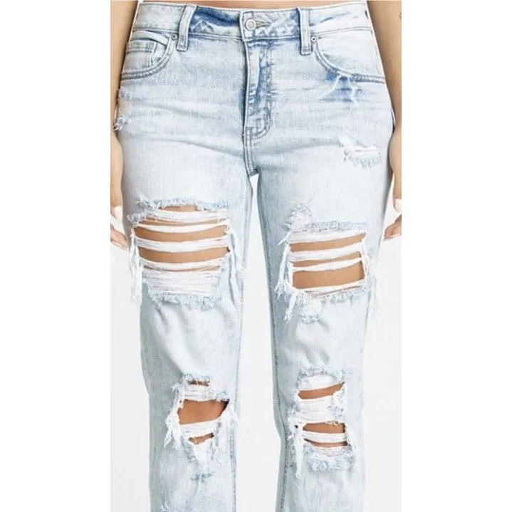 Eunina Frankie Mid Rise Girlfriend Jeans