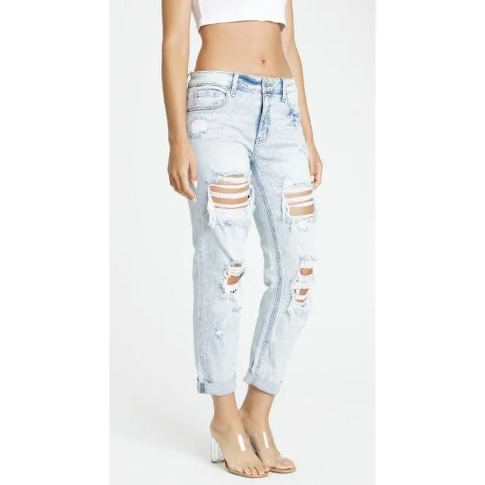 Eunina Frankie Mid Rise Girlfriend Jeans