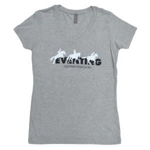 Eventing V-Neck Shirt Heather Grey