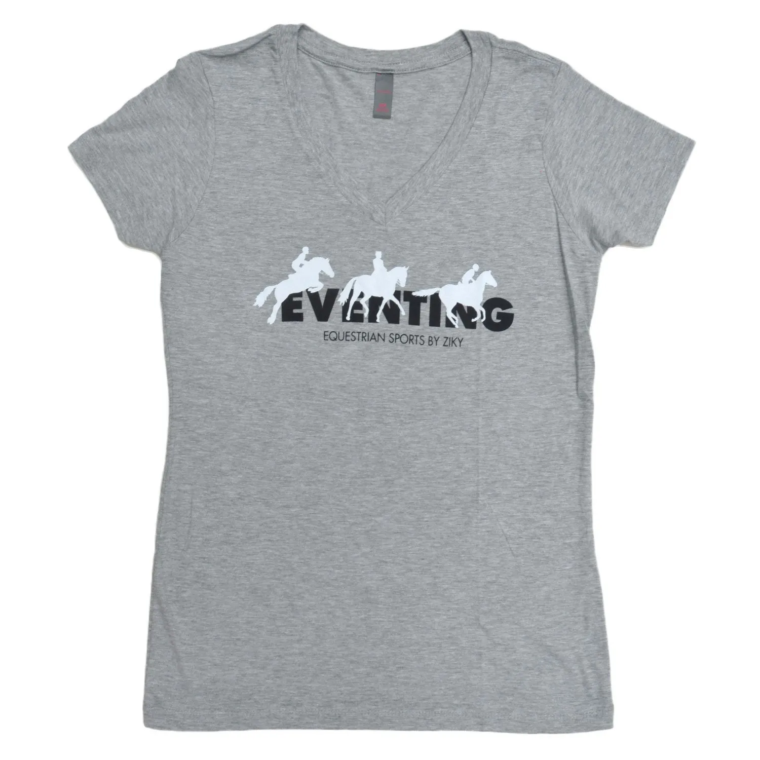 Eventing V-Neck Shirt Heather Grey