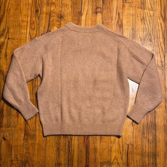 EVERLANE Women's Crewneck Oversized Pullover Sweater Alpaca Wool Blend Size S