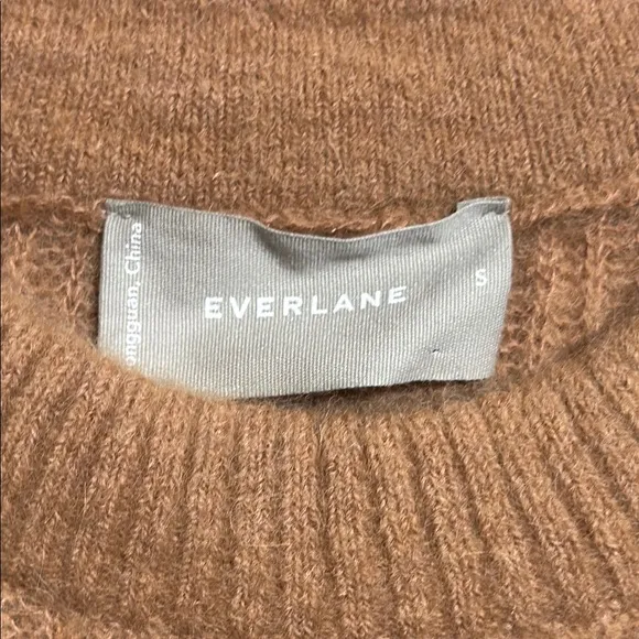 EVERLANE Women's Crewneck Oversized Pullover Sweater Alpaca Wool Blend Size S