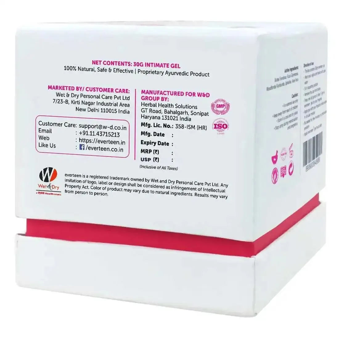 everteen Combo - Yonilife Revitalizing Gel 30g and Witch Hazel Intimate Wash For Moms 105ml
