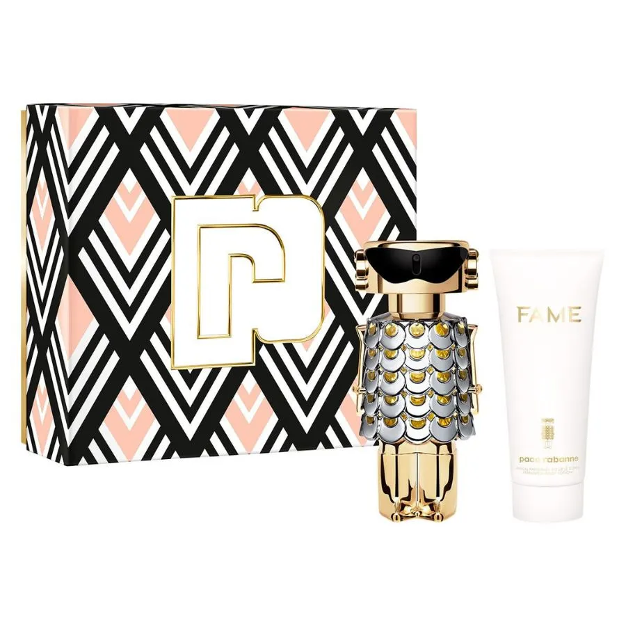 Fame by Paco Rabanne for Women 2.7 oz EDP 3pc Gift Set