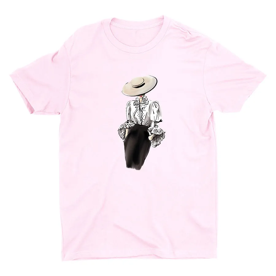 Fashion Illustration Cotton Tee