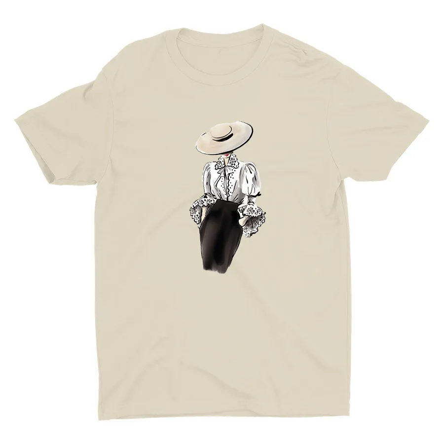 Fashion Illustration Cotton Tee