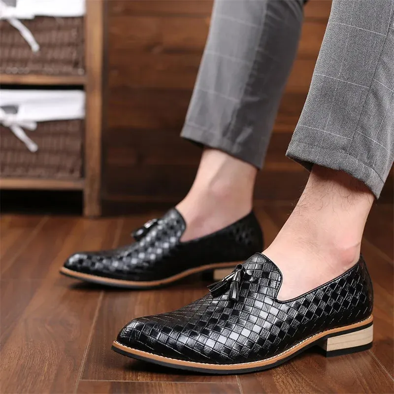 FashionElite Herren-Luxus-Leder-Loafer