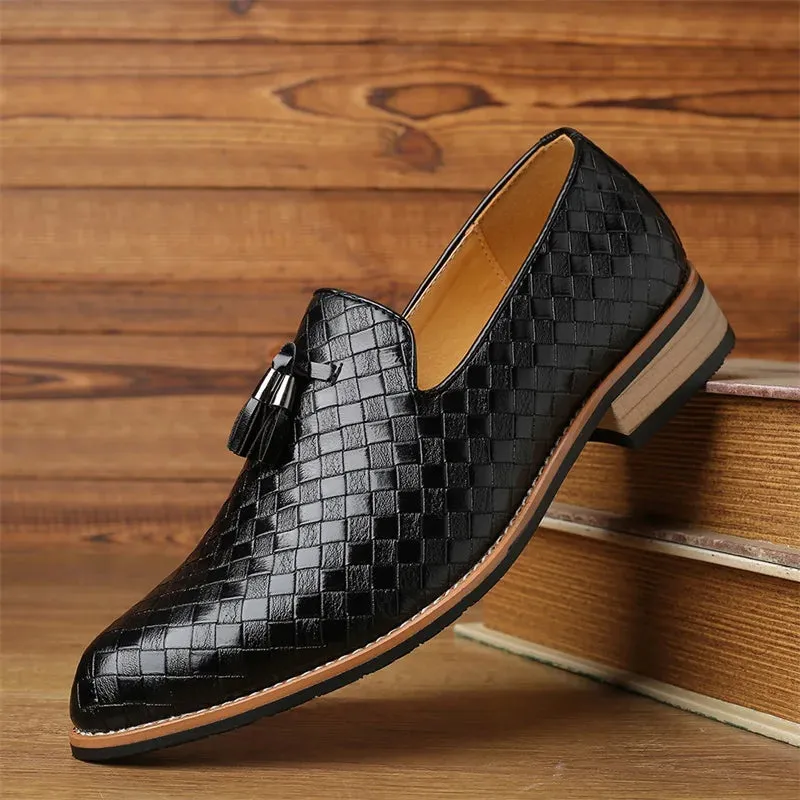 FashionElite Herren-Luxus-Leder-Loafer