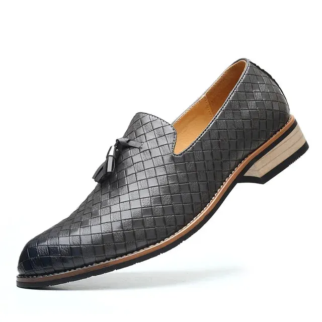 FashionElite Herren-Luxus-Leder-Loafer