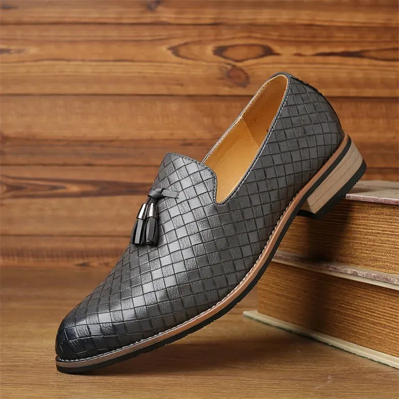FashionElite Herren-Luxus-Leder-Loafer