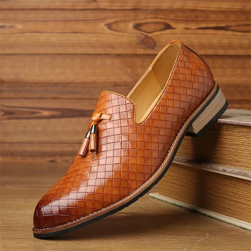 FashionElite Herren-Luxus-Leder-Loafer