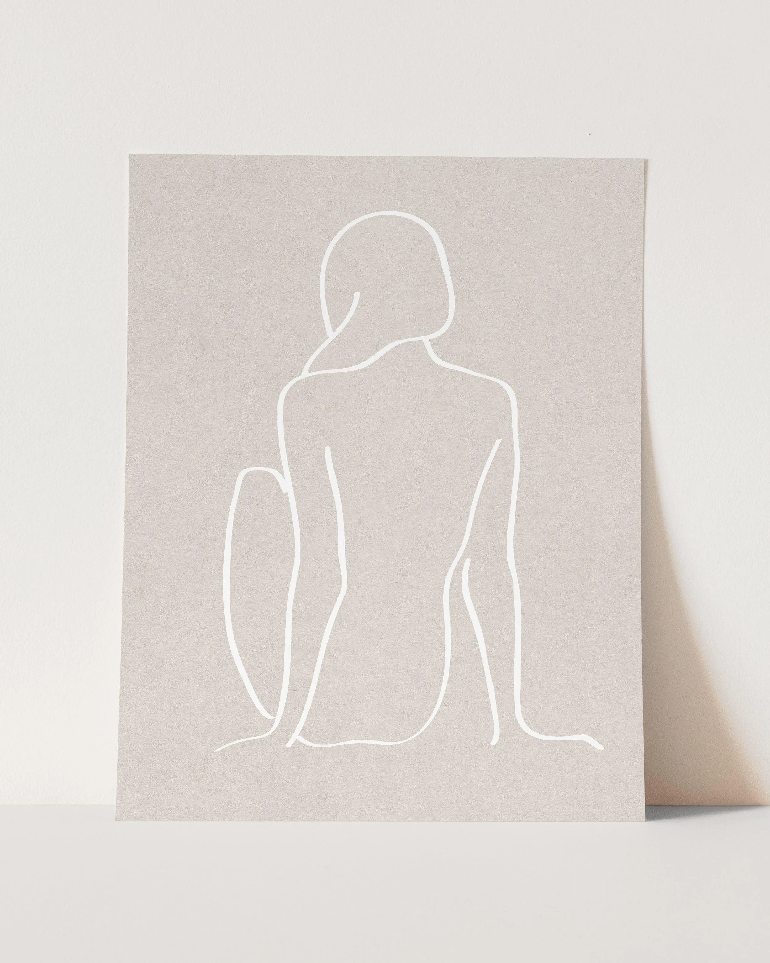 figure 1 art print in cement