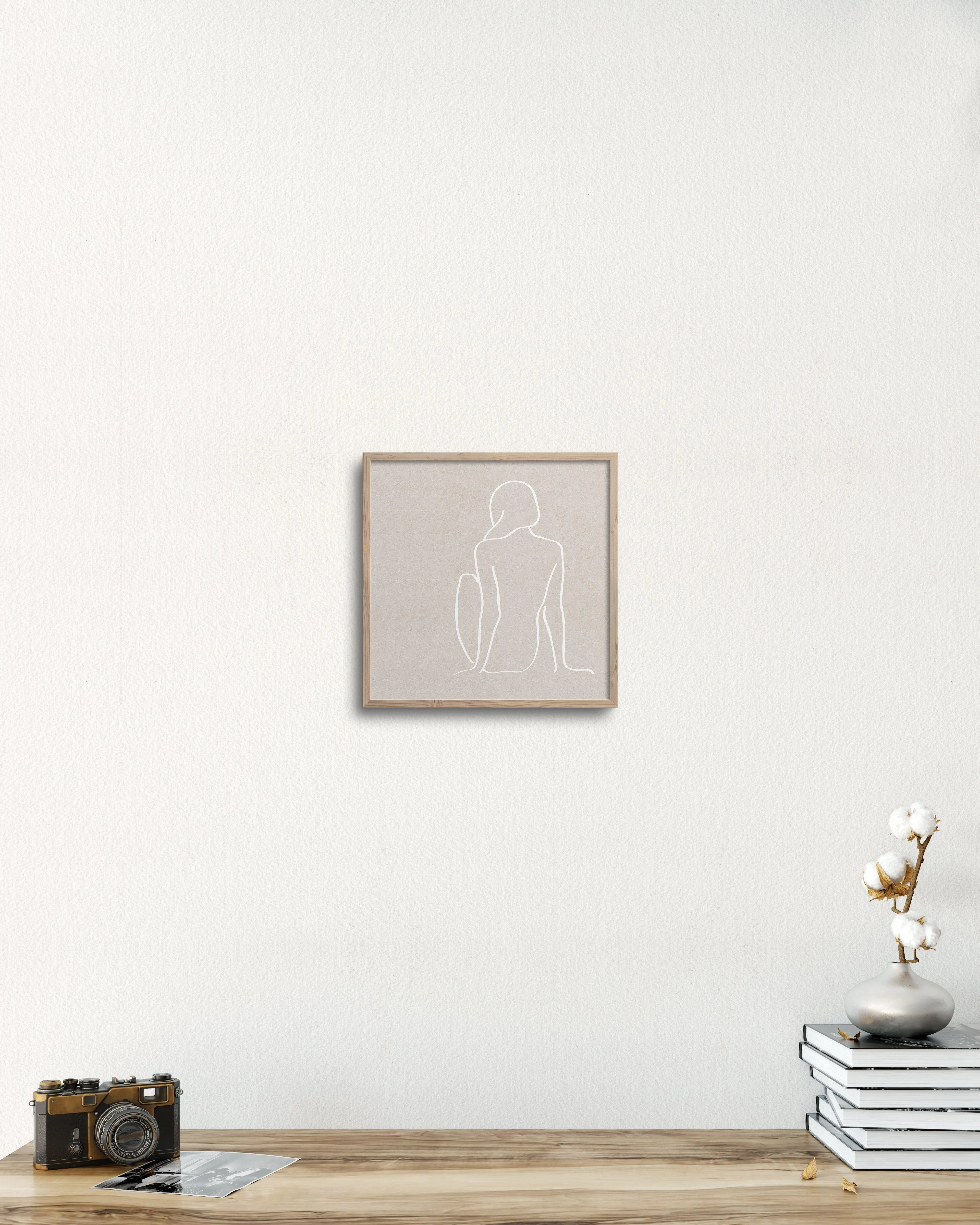 figure 1 art print in cement