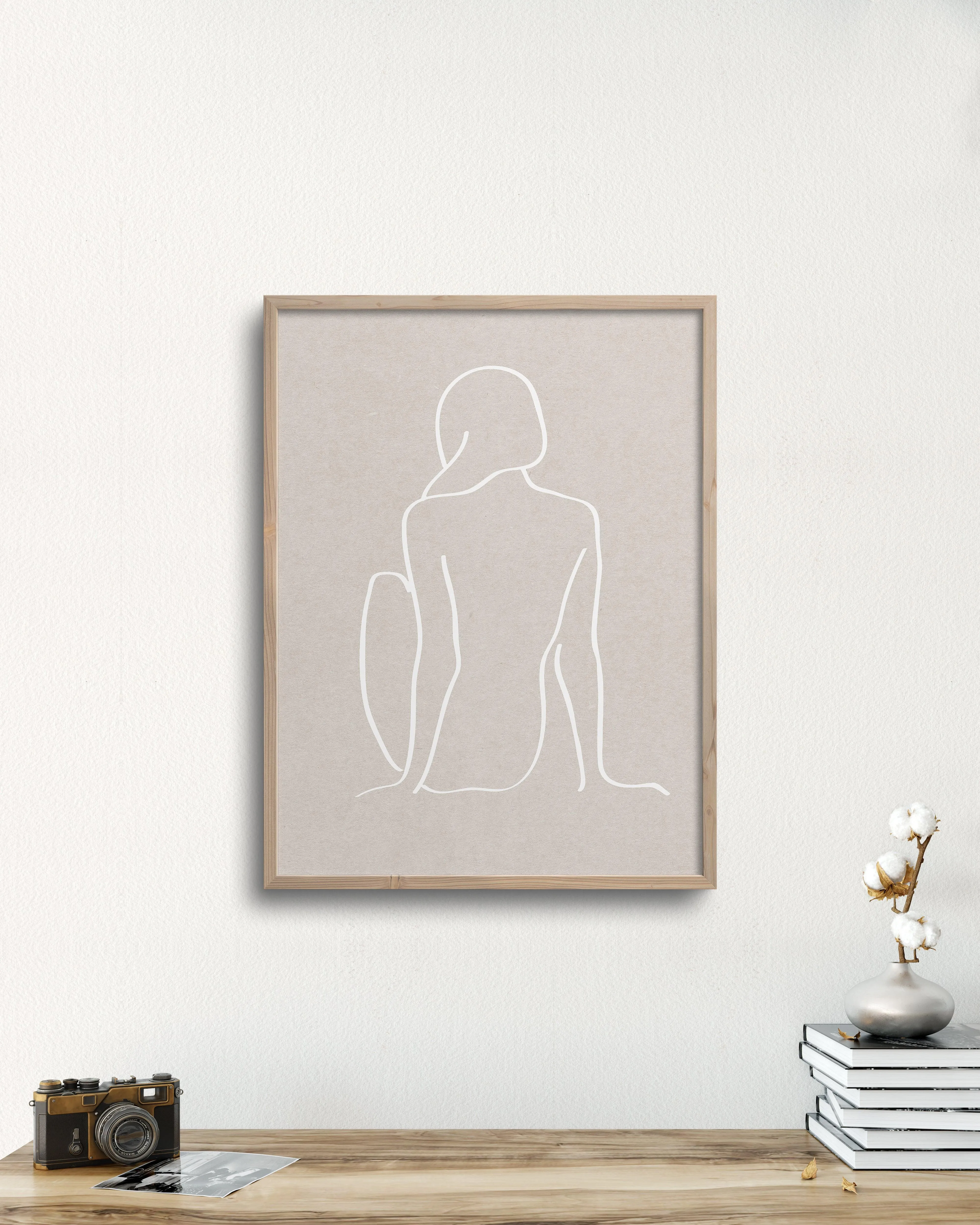 figure 1 art print in cement