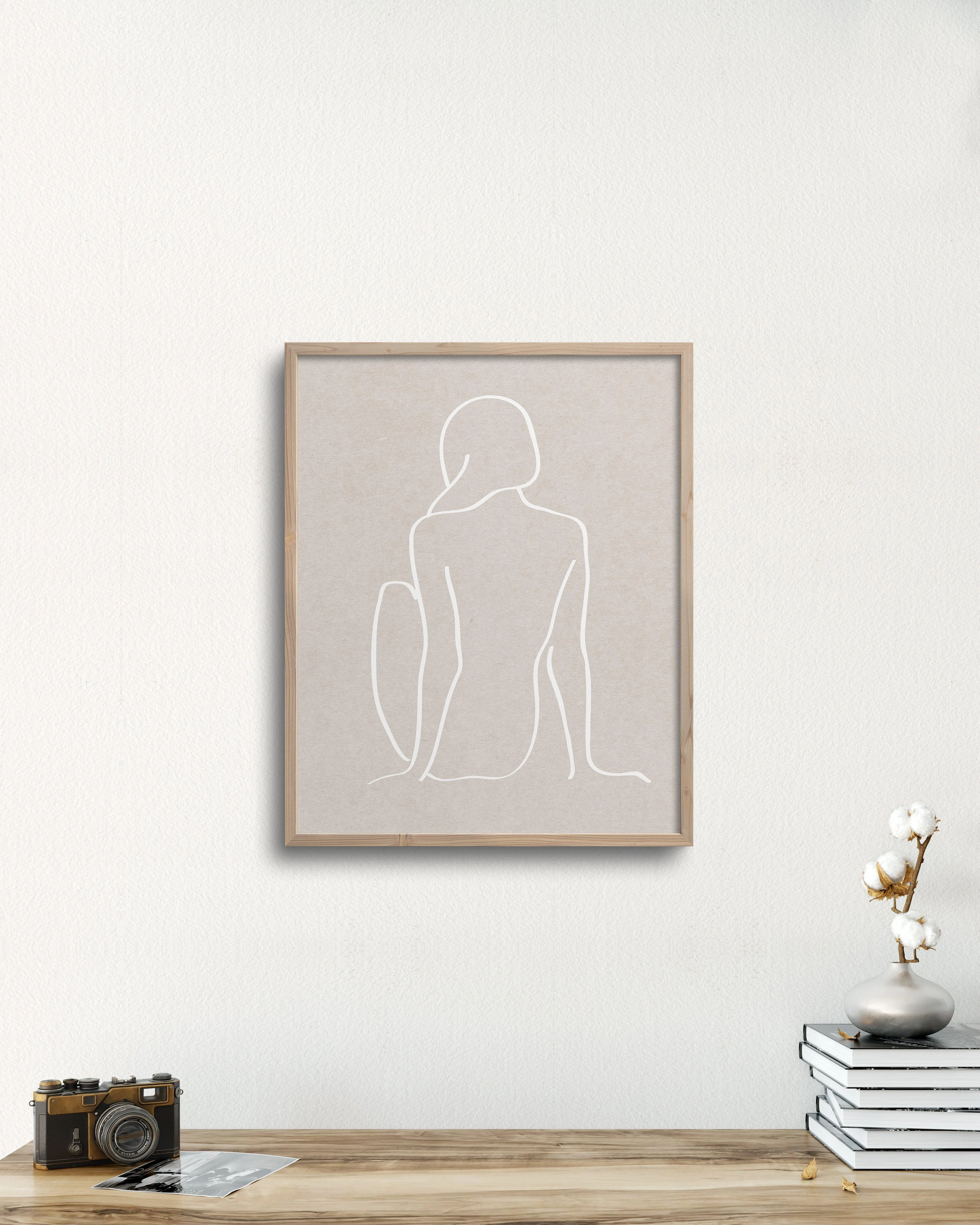 figure 1 art print in cement