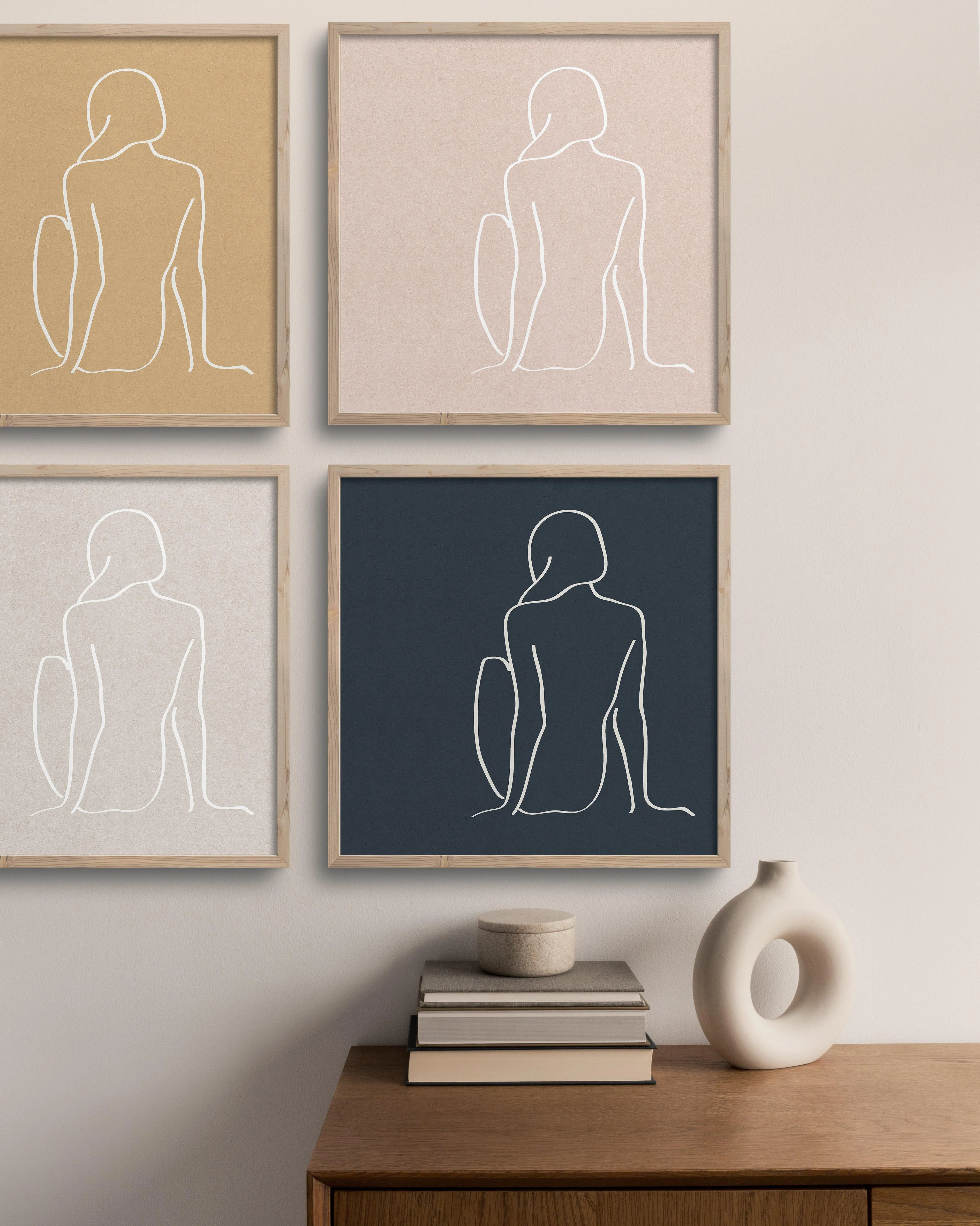 figure 1 art print in cement