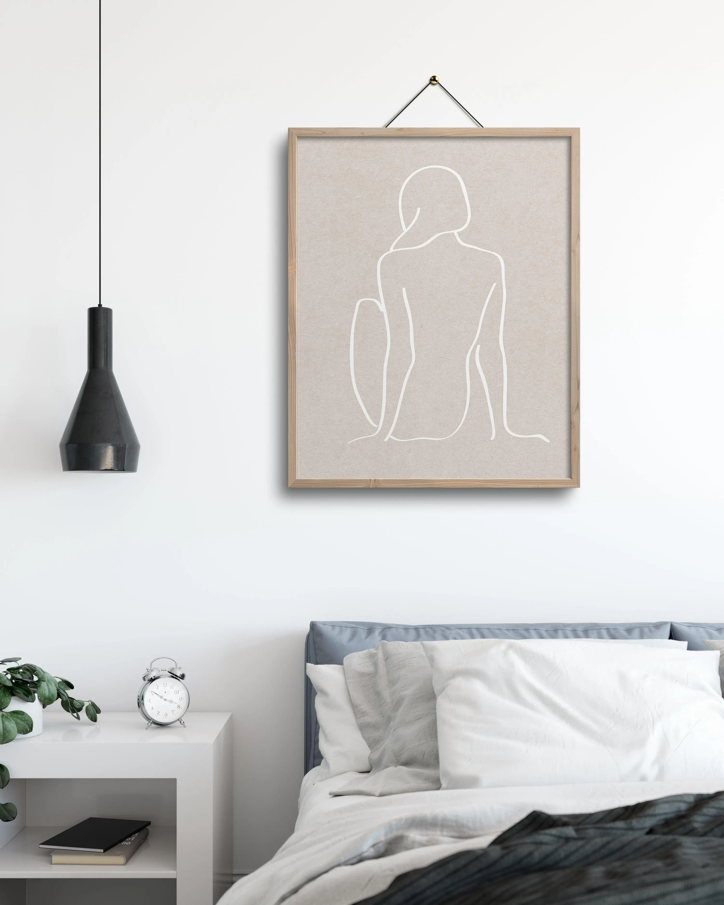 figure 1 art print in cement