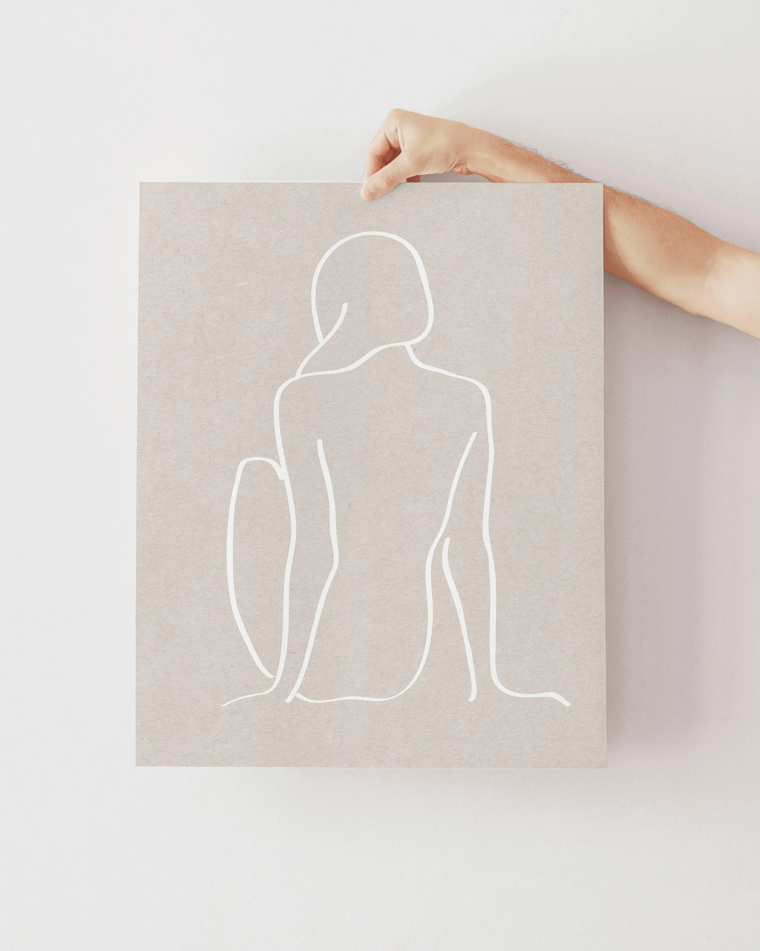 figure 1 art print in cement