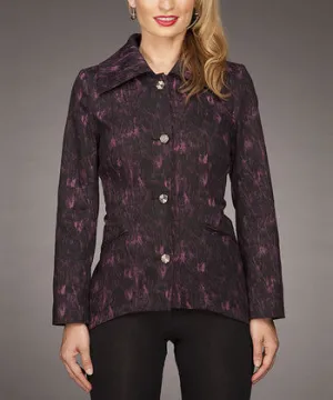 Firmiana | Button Up Jacket Magenta