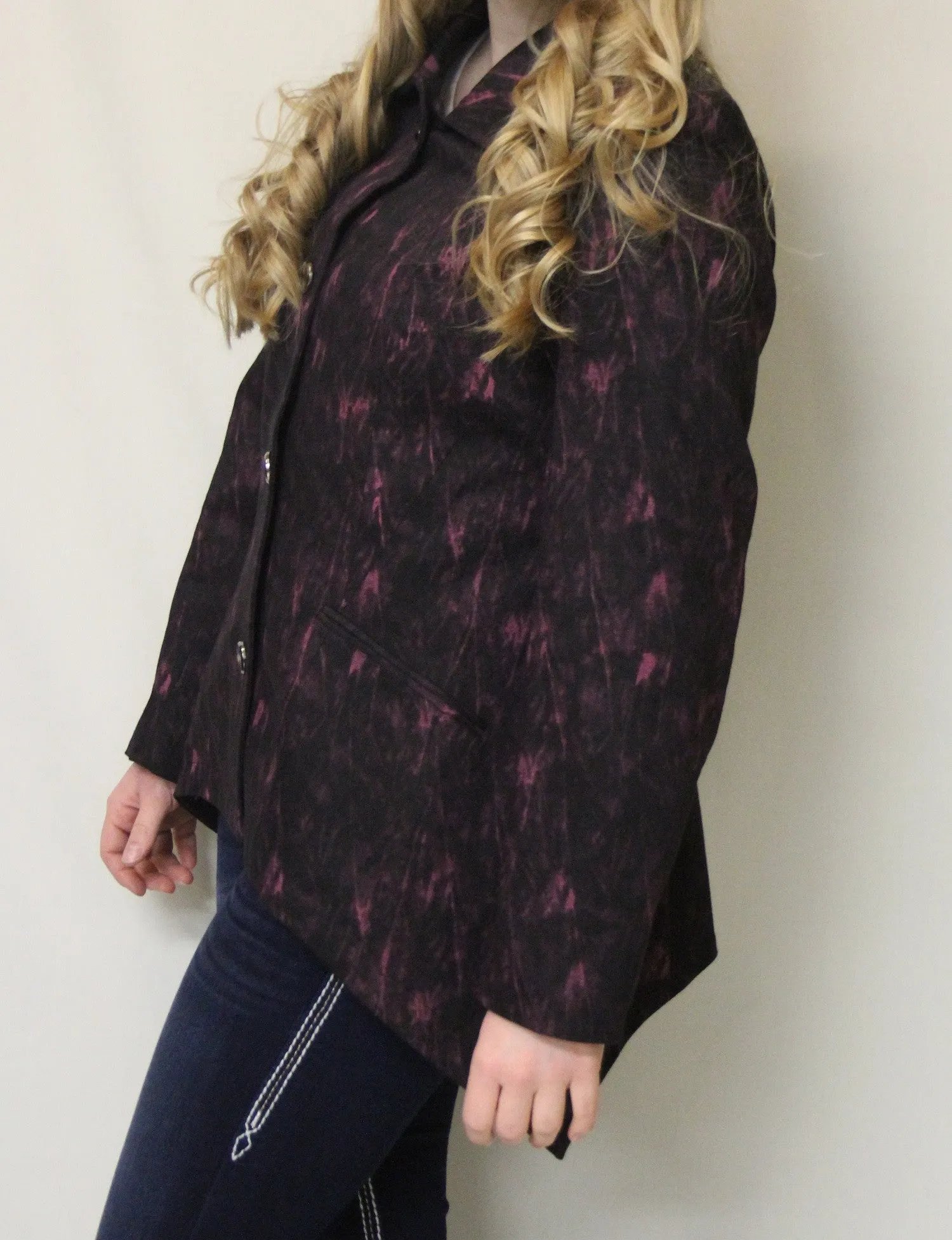 Firmiana | Button Up Jacket Magenta