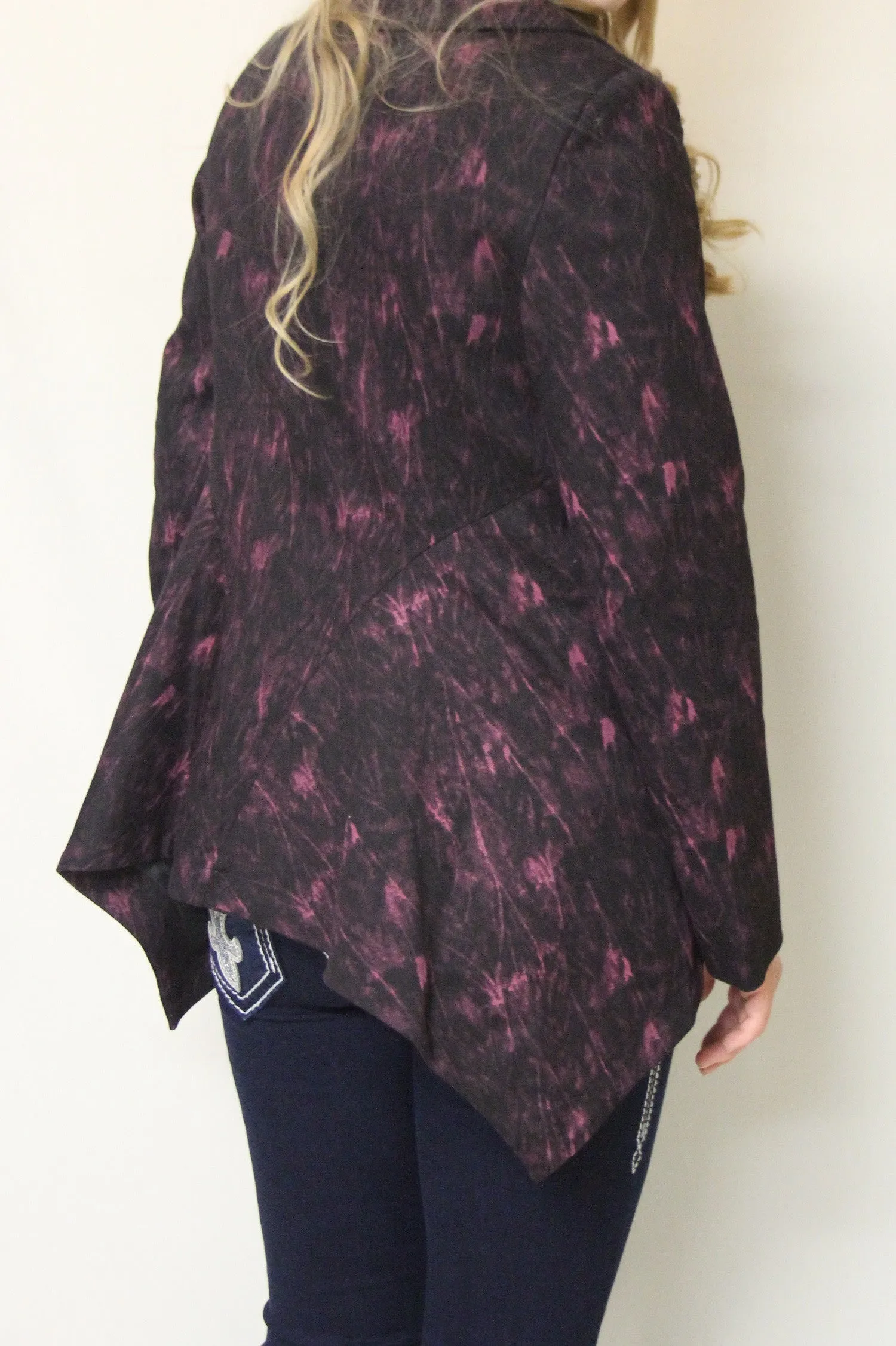 Firmiana | Button Up Jacket Magenta