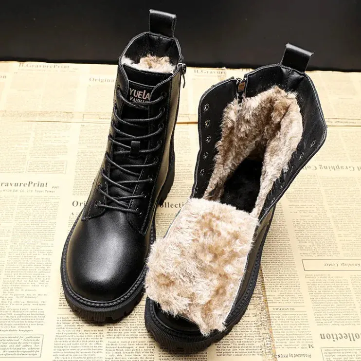Flat Bottom Thickened Booties