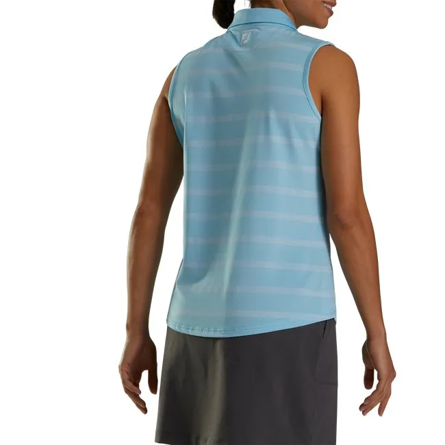 FootJoy Women's Sleeveless Spacedye Stripe Polo
