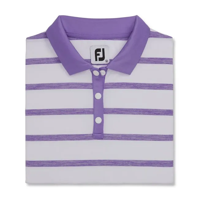 FootJoy Women's Sleeveless Spacedye Stripe Polo