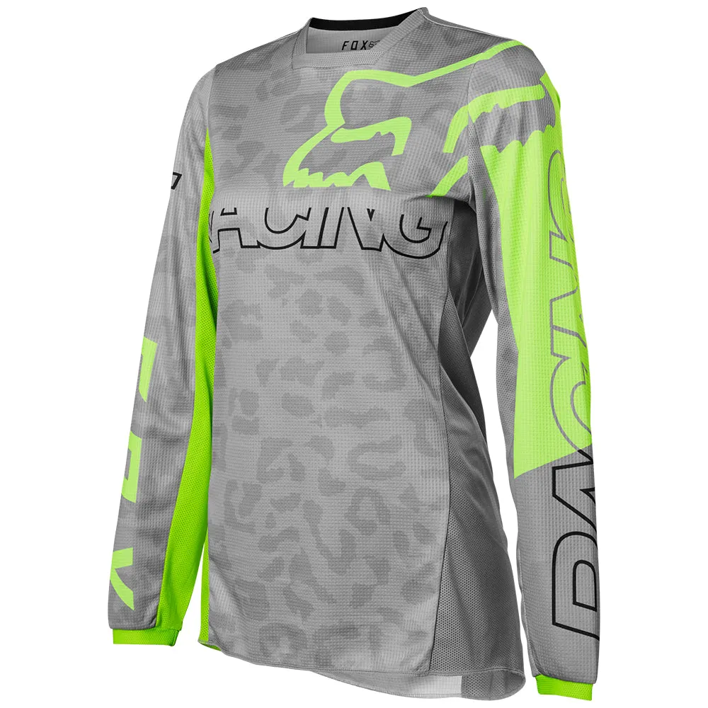 FOX WOMENS 180 SKEW JERSEY [STEEL GREY]
