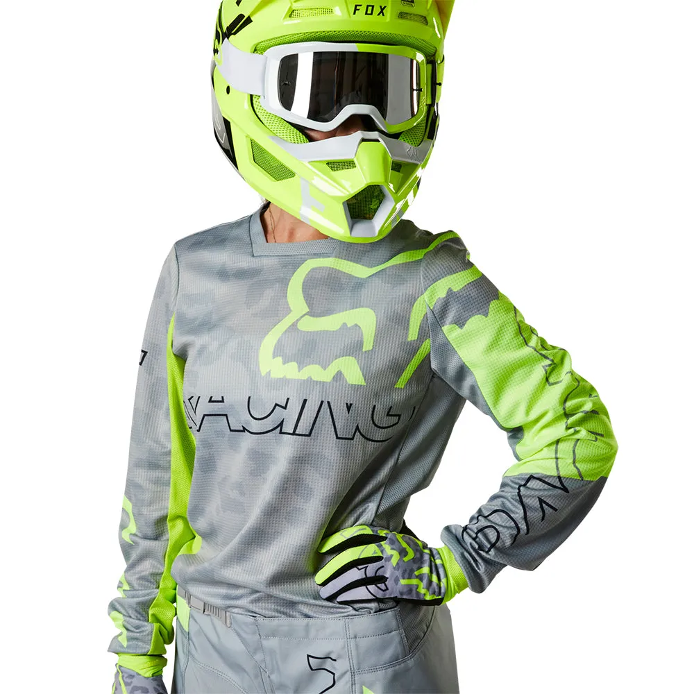 FOX WOMENS 180 SKEW JERSEY [STEEL GREY]