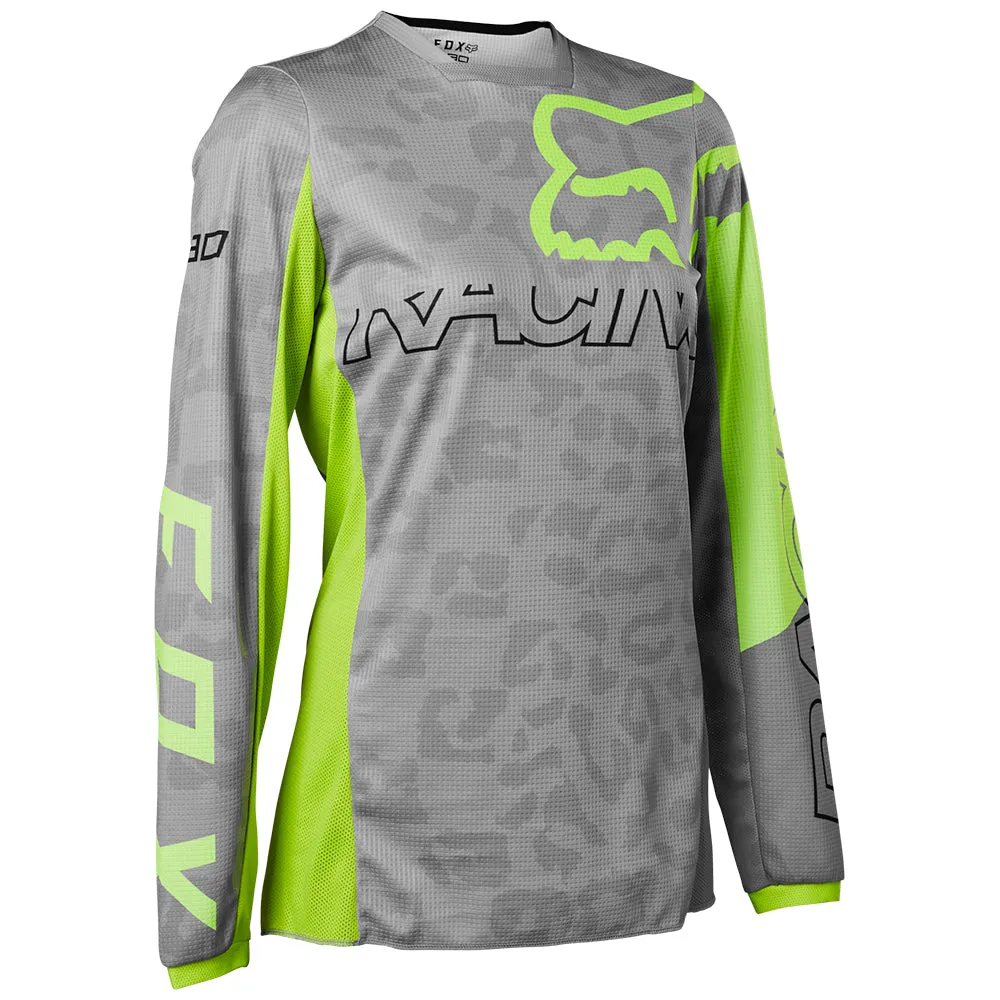 FOX WOMENS 180 SKEW JERSEY [STEEL GREY]