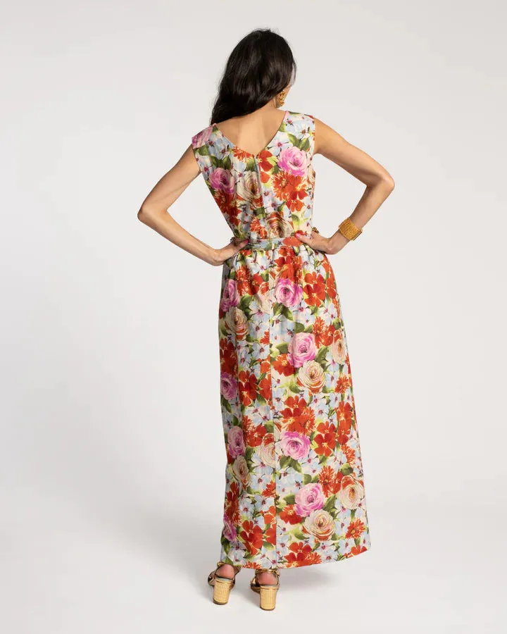 Frances Valentine - Colony Dress - Rose Garden Red Print