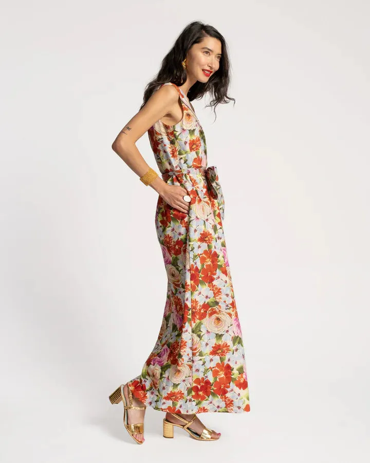 Frances Valentine - Colony Dress - Rose Garden Red Print