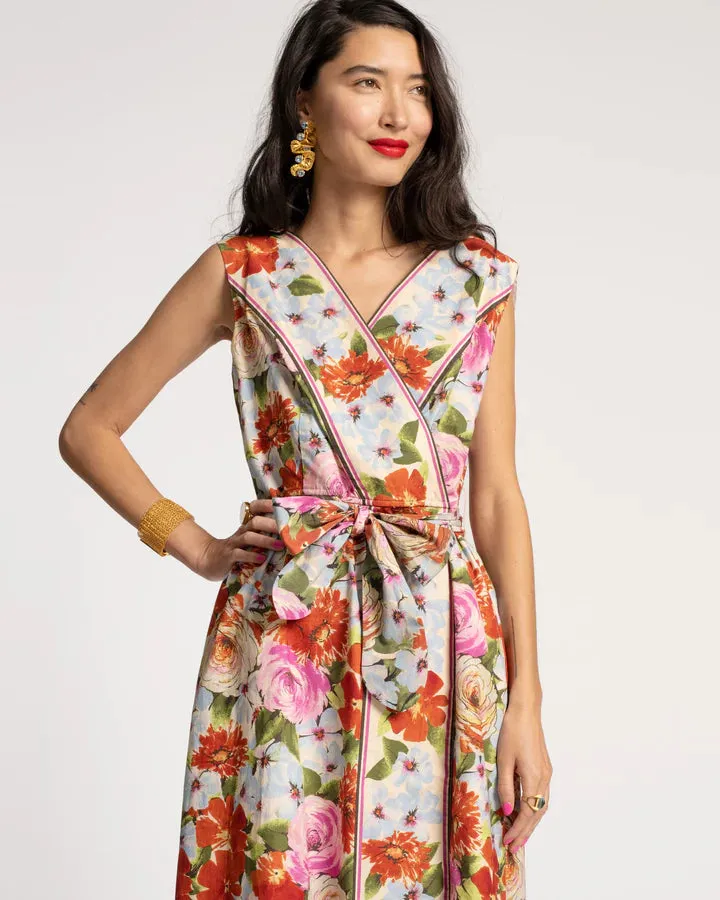 Frances Valentine - Colony Dress - Rose Garden Red Print