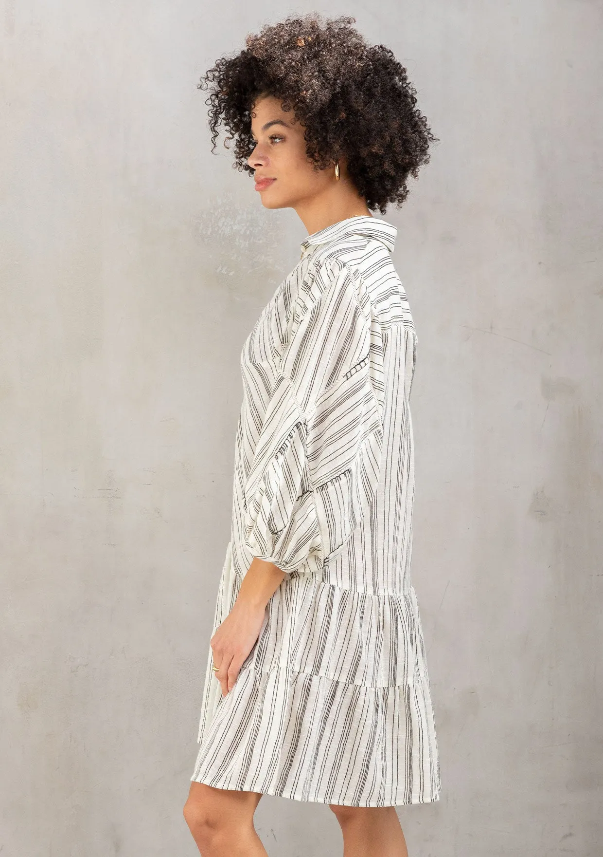 Francoise Puff Sleeve Mini Dress