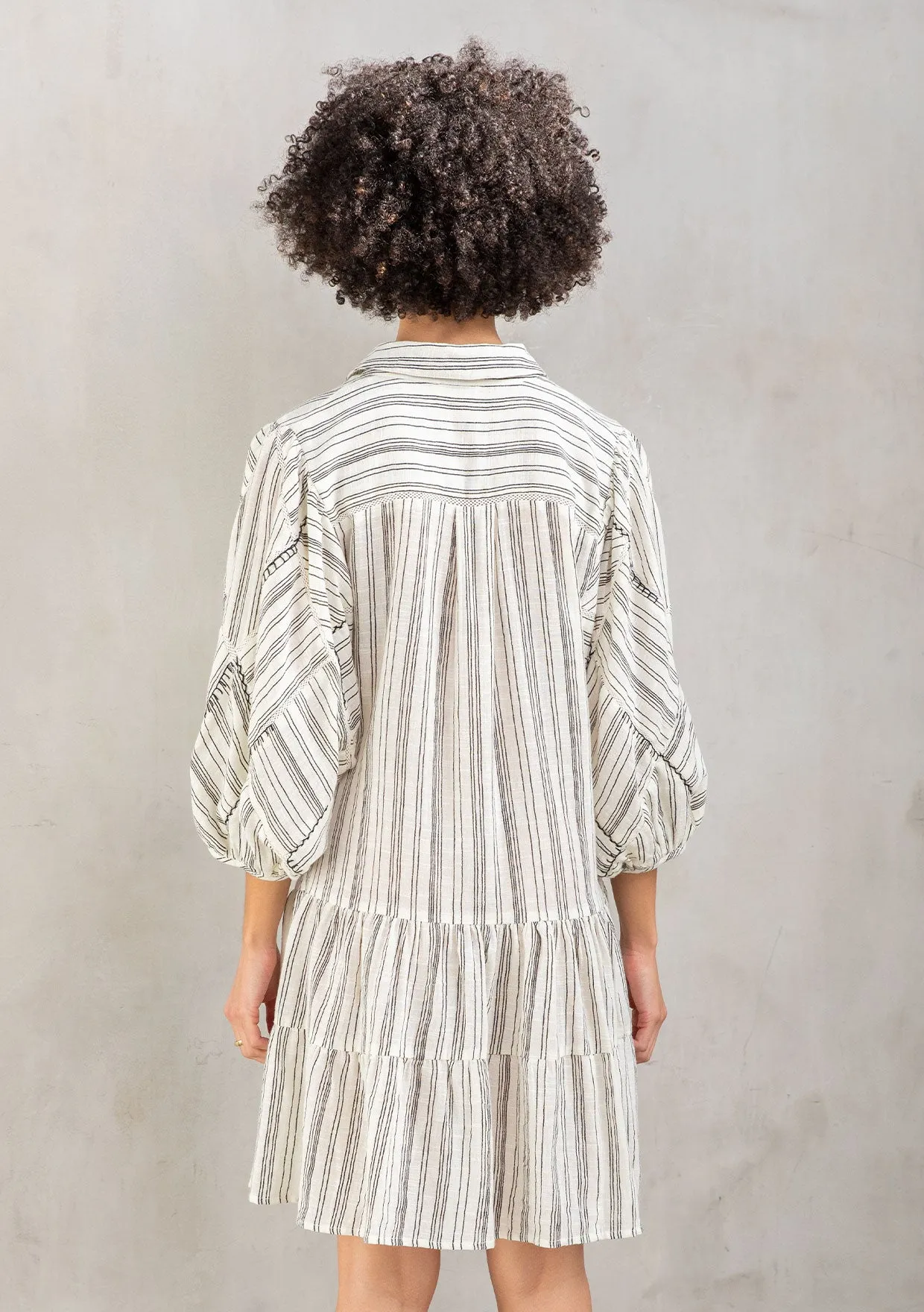 Francoise Puff Sleeve Mini Dress