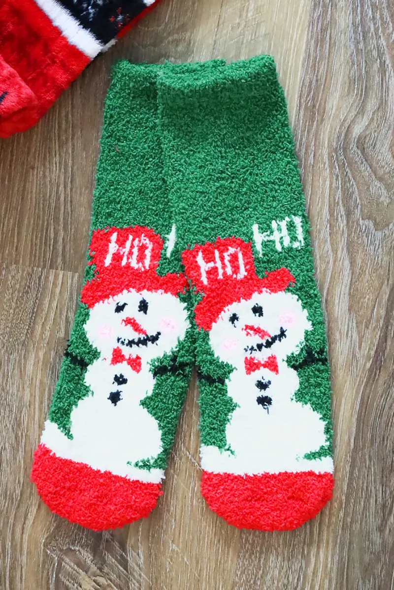 Frosty Feels Fuzzy Socks